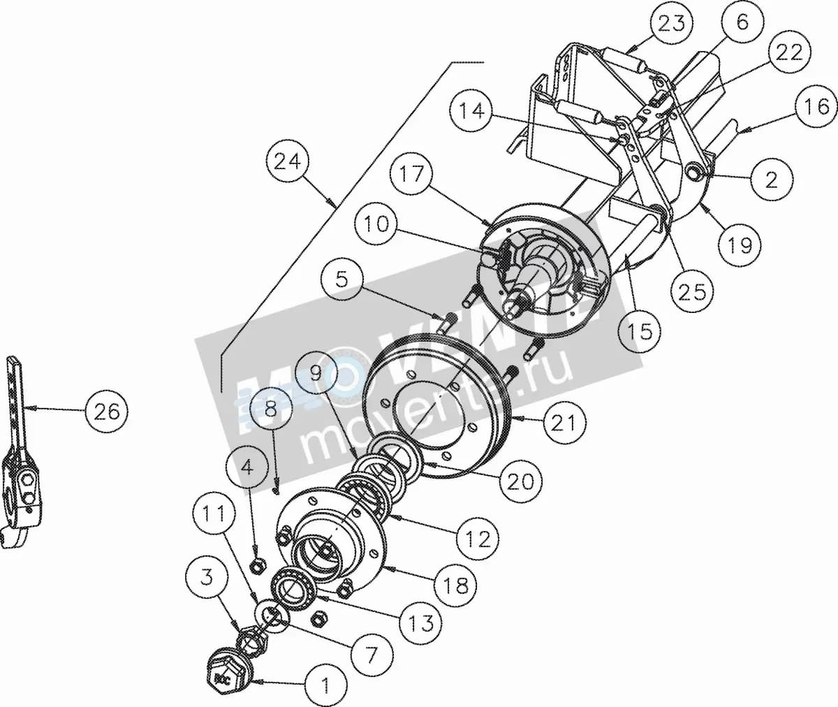 Уплотнение RF26906 Kverneland
