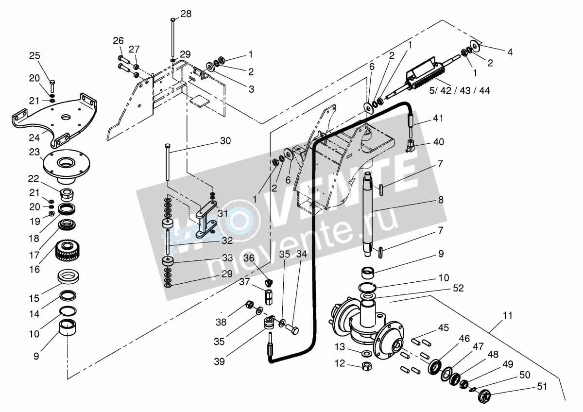 Кольцо уплотнительное KDM4120500054ET Kverneland