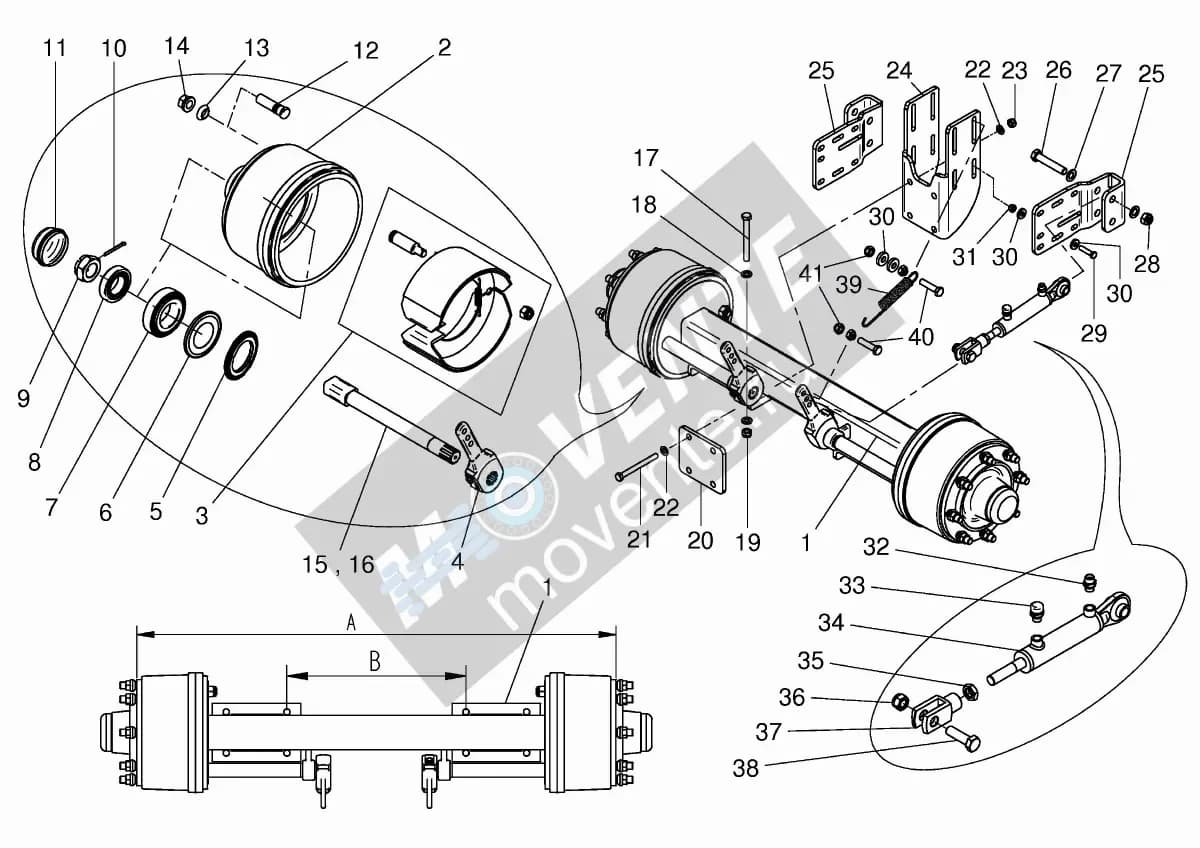 Сальник KDM9500789 Kverneland