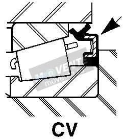 Уплотнение подшипника CV-73875 Clark Seals