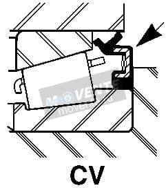 Уплотнение подшипника CV-73875 Clark Seals