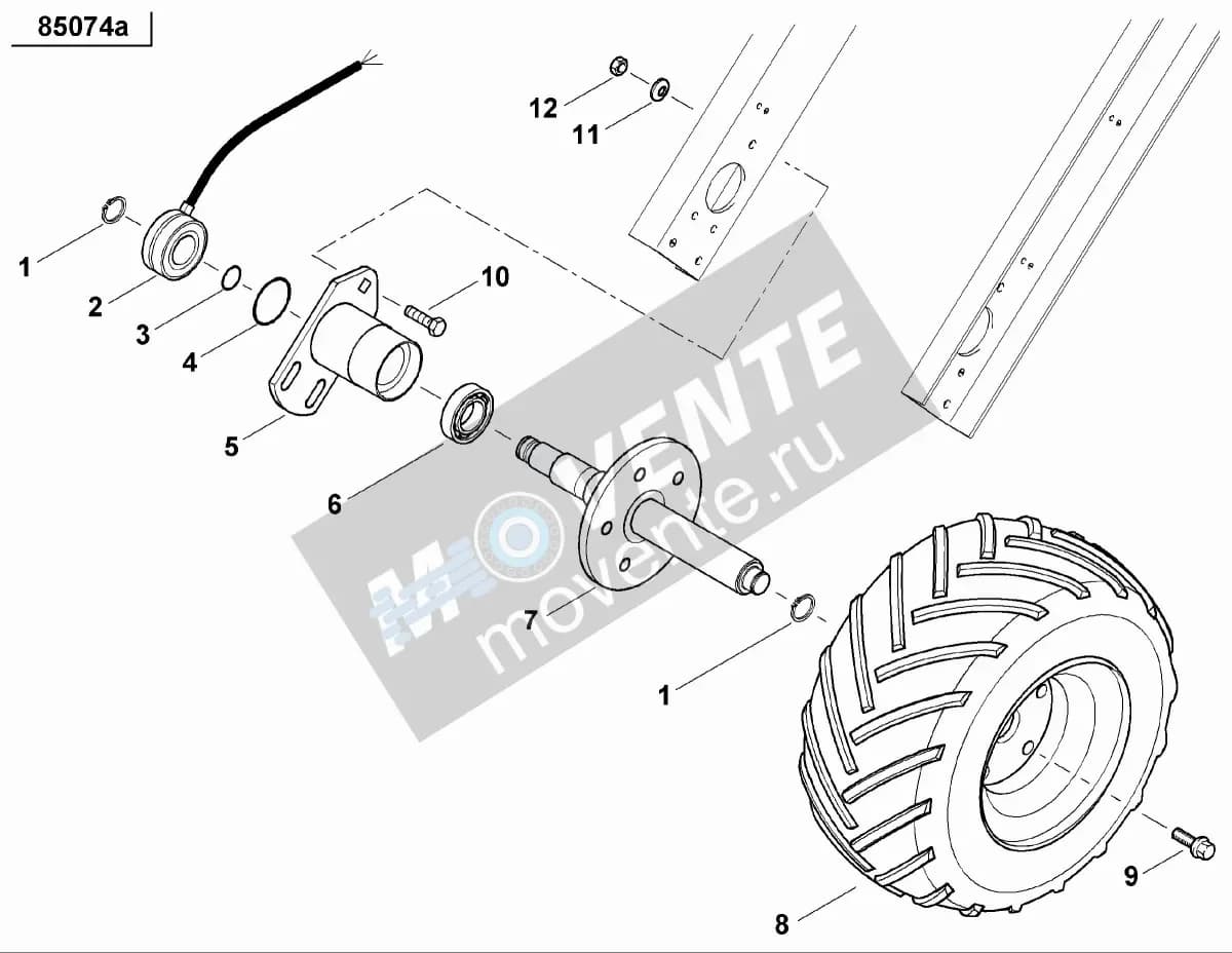 Кольцо уплотнительное AC682852 Kverneland