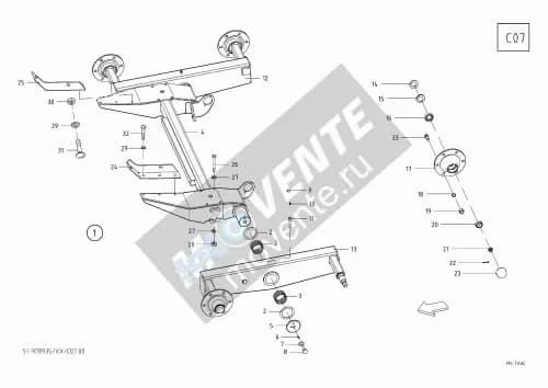 Кольцо уплотнительное VF16618698 Kverneland