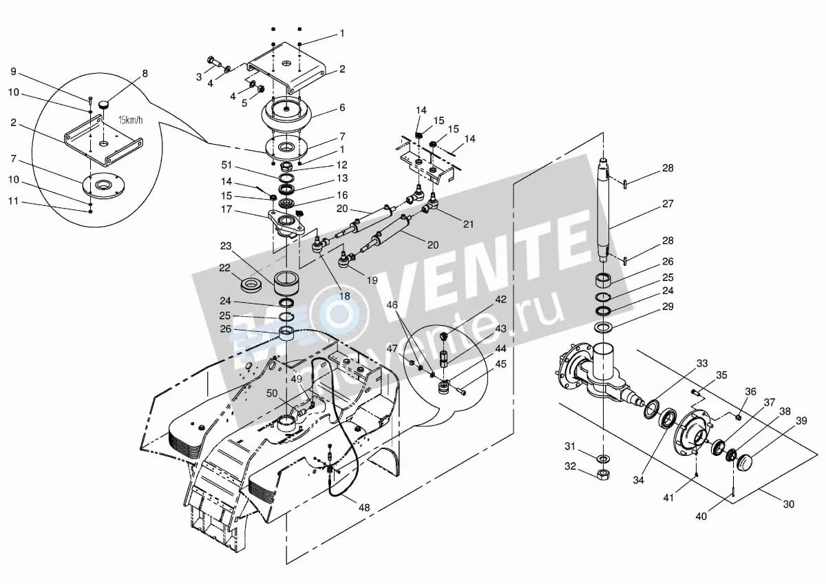 Кольцо уплотнительное KDM4120507104ET Kverneland