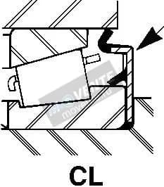 Уплотнение подшипника CL-JLMS508710 Clark Seals