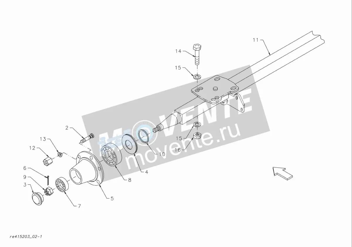 Кольцо уплотнительное VF16618668 Kverneland