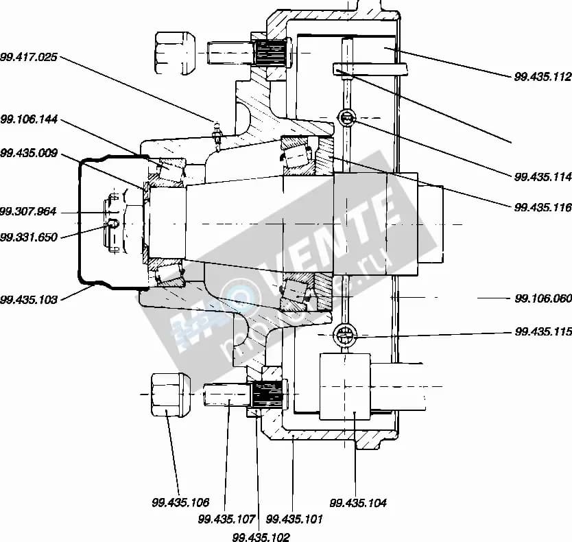 Подшипник KT99106144 Kverneland