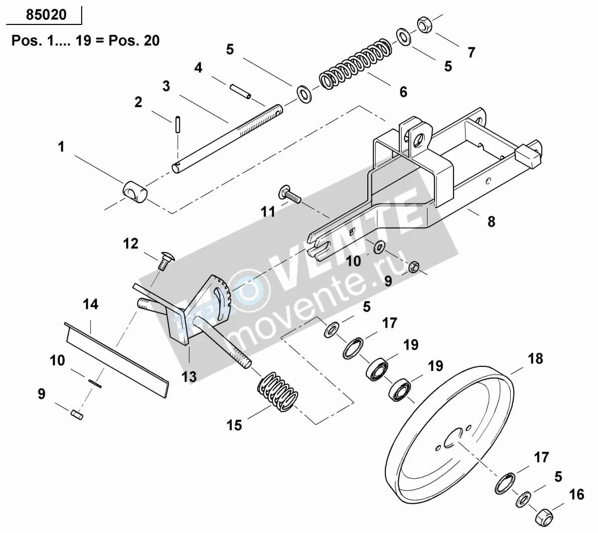 Подшипник AC671205 Kverneland