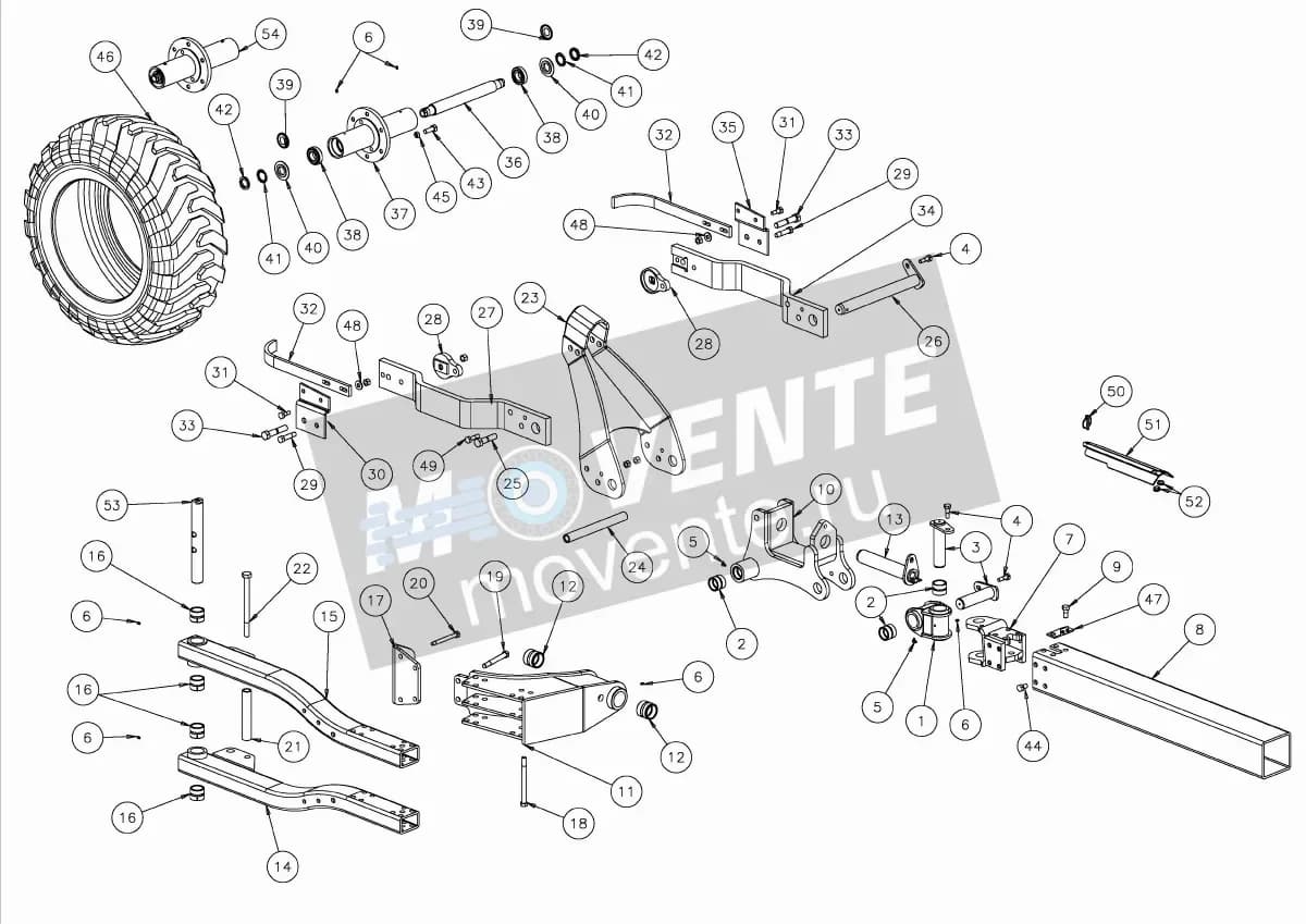 Кольцо уплотнительное KK010548 Kverneland