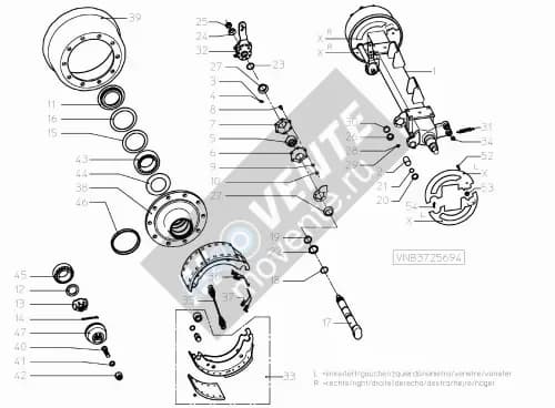 Кольцо уплотнительное VNB4137878 Kverneland