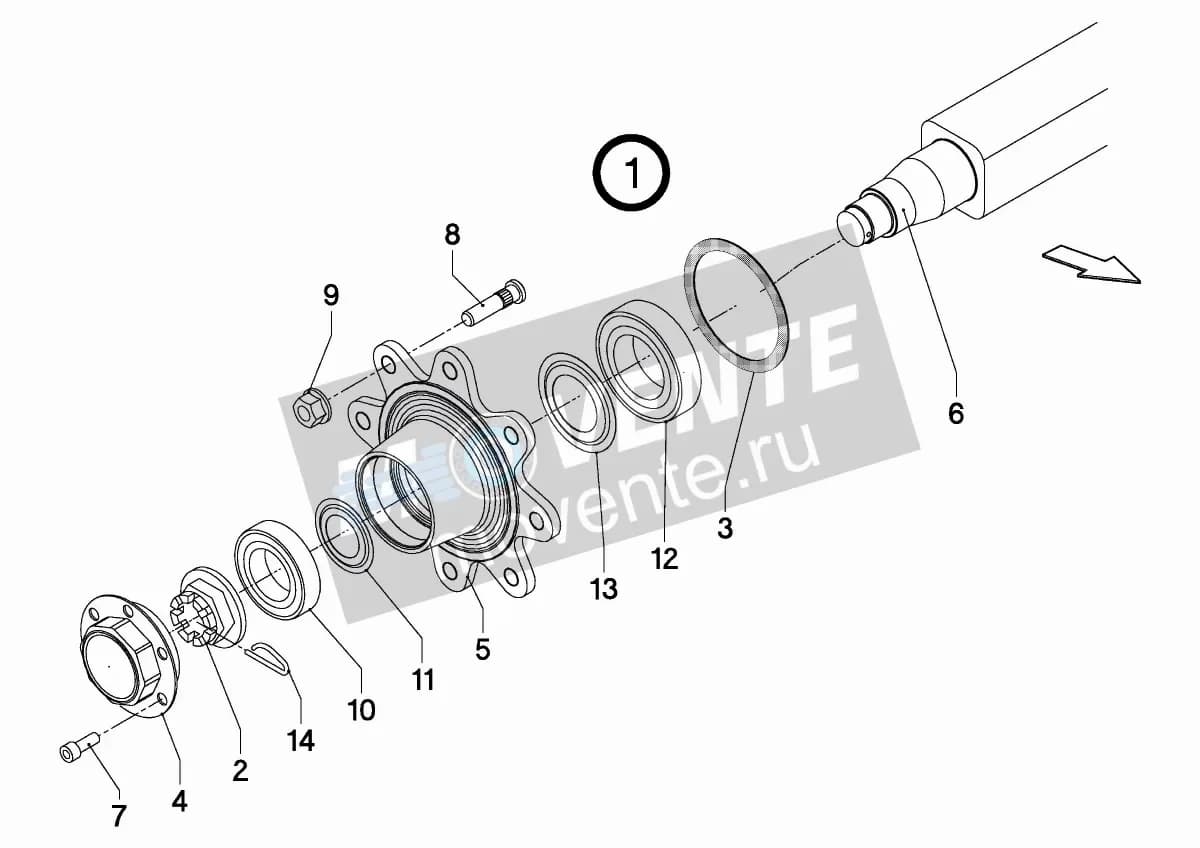 Кольцо уплотнительное VGGP1169 Kverneland