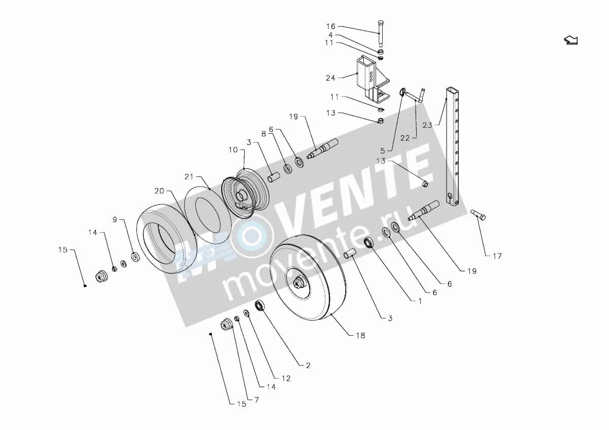 Подшипник KK011200 Kverneland