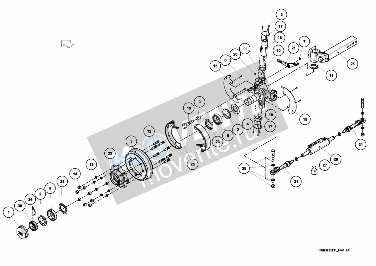 Шайба уплотнительная VNB4835802 Kverneland