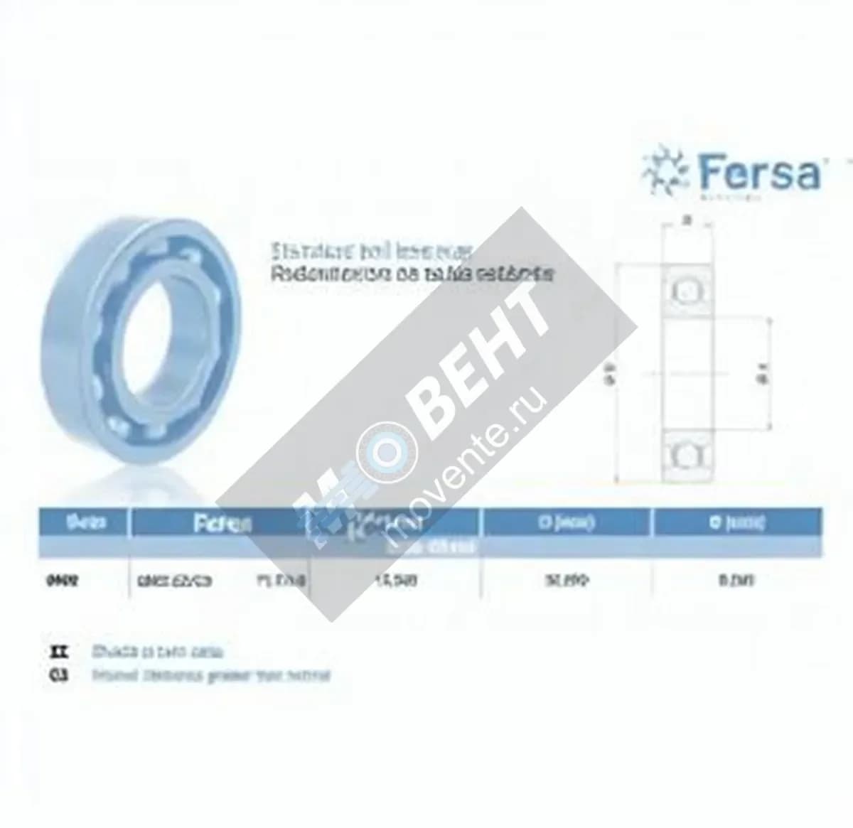 ASFERSA 6002-ZZ-C3-ASFERSA - Image 1