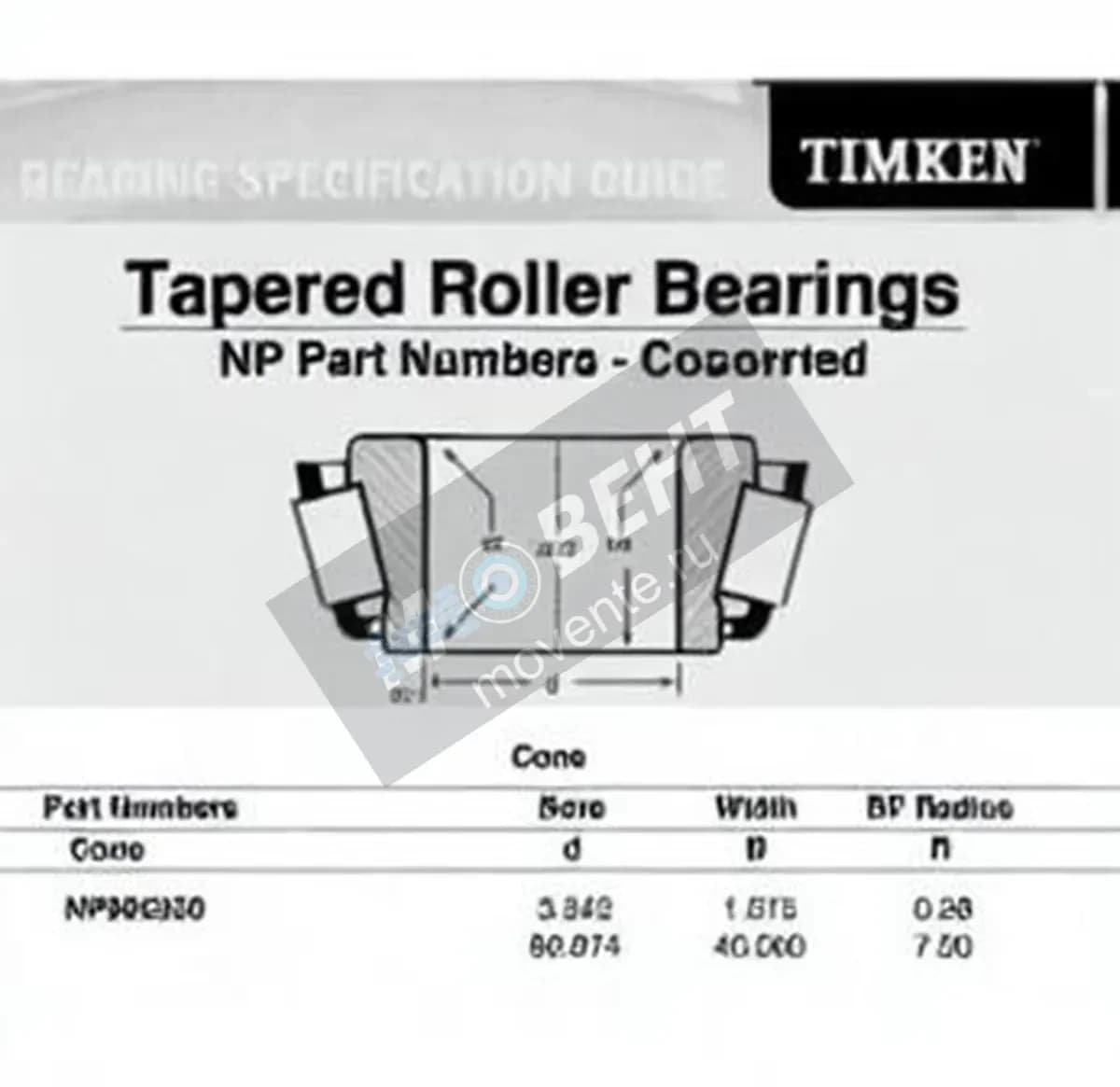 TIMKEN NP965350-TIMKEN - Image 1