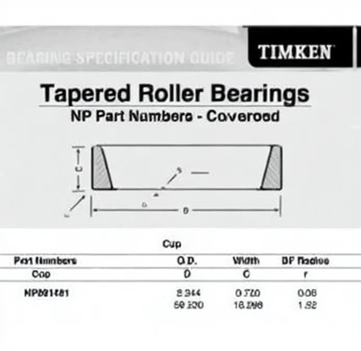 TIMKEN NP801481-TIMKEN - Image 1