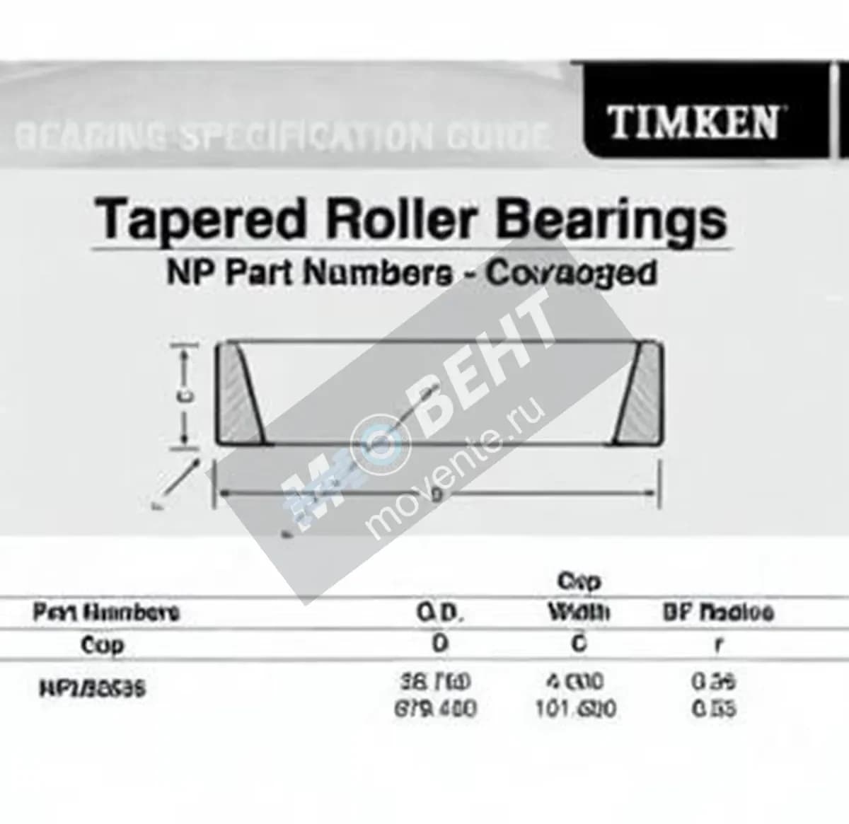 TIMKEN NP292535-TIMKEN - Image 1