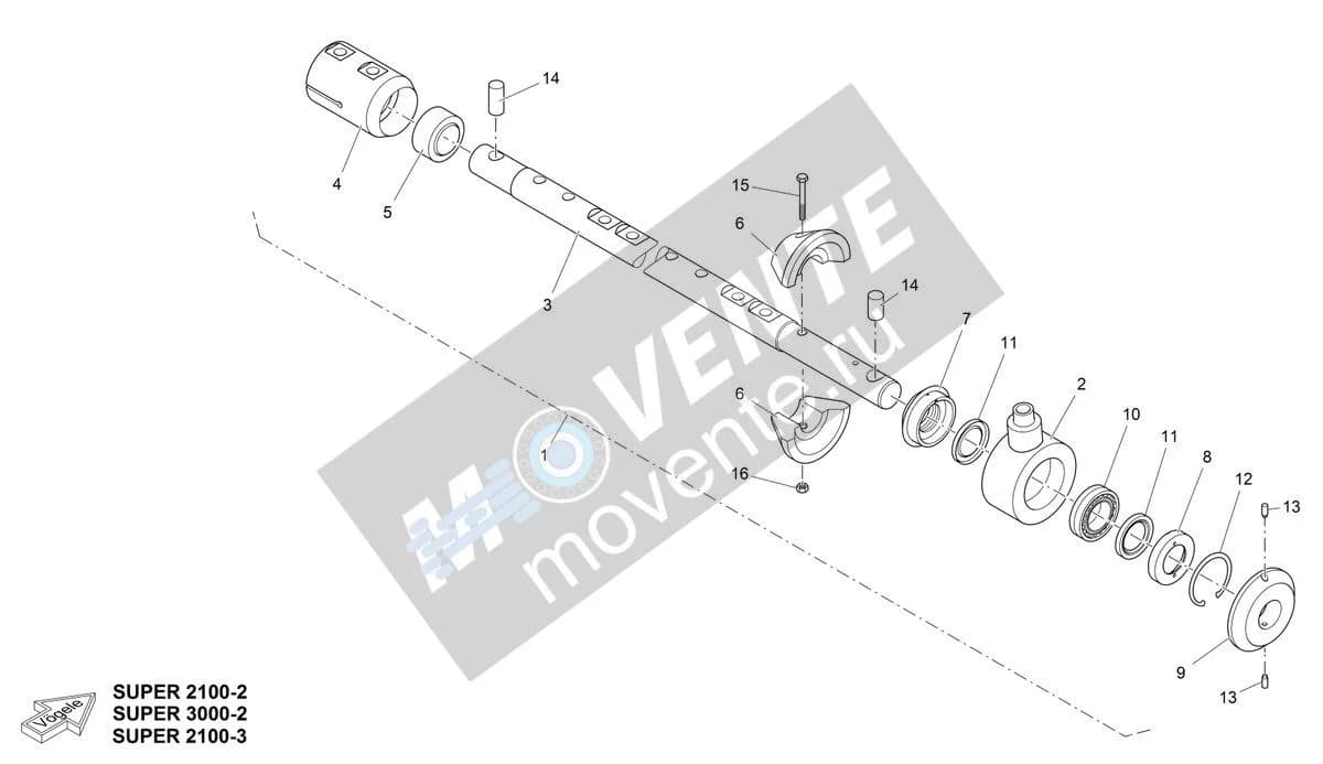 4622012505 подшипник Vögele - Image 1