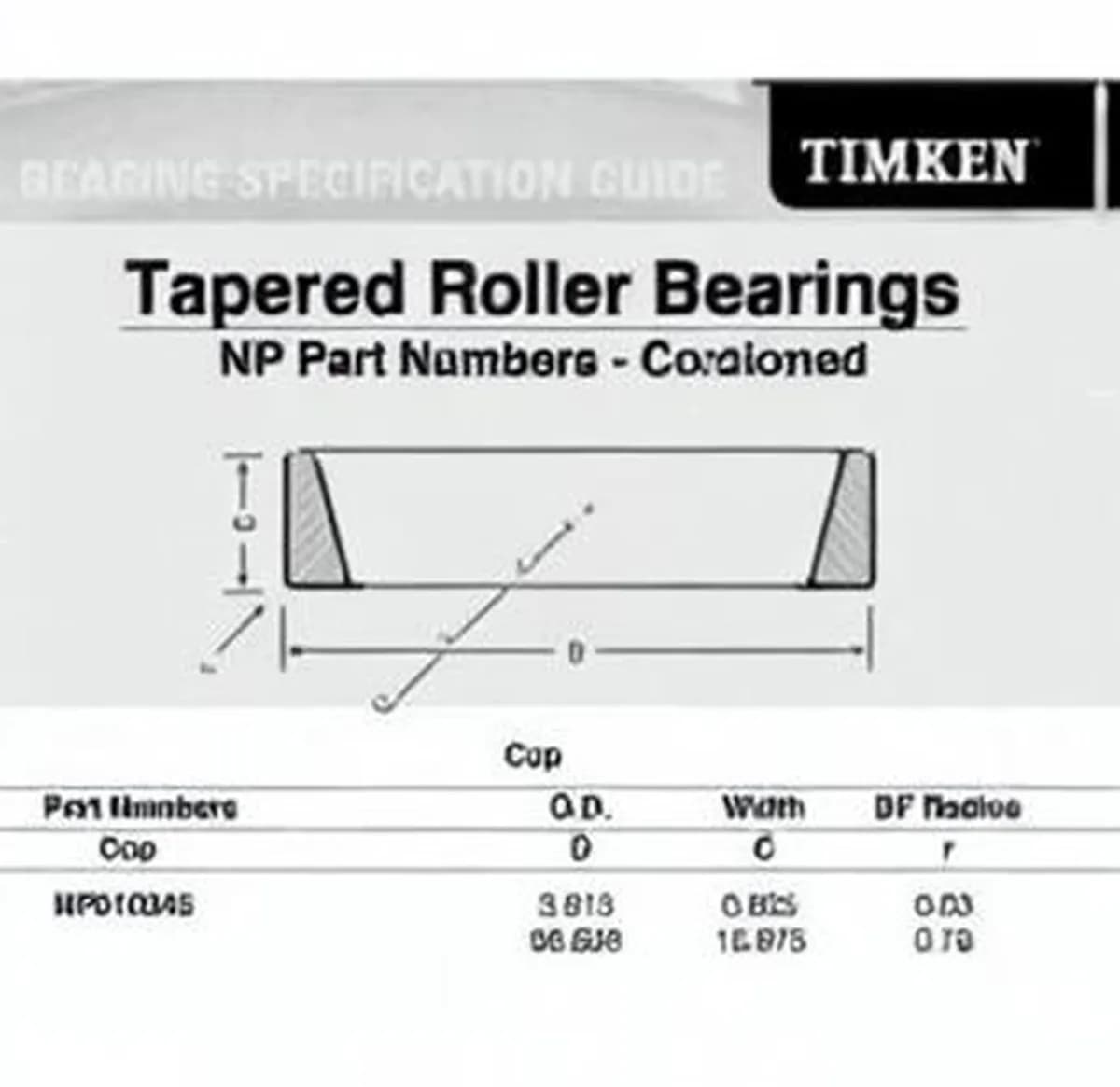 TIMKEN NP910345-TIMKEN - Image 1