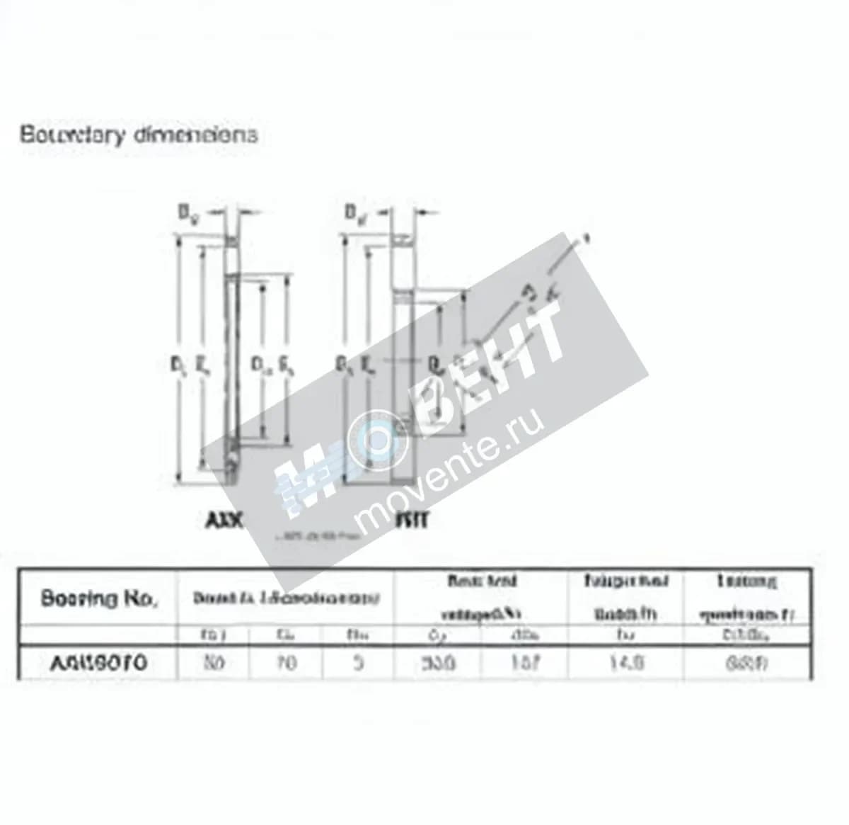 JTEKT AXK5070-JTEKT - Image 1