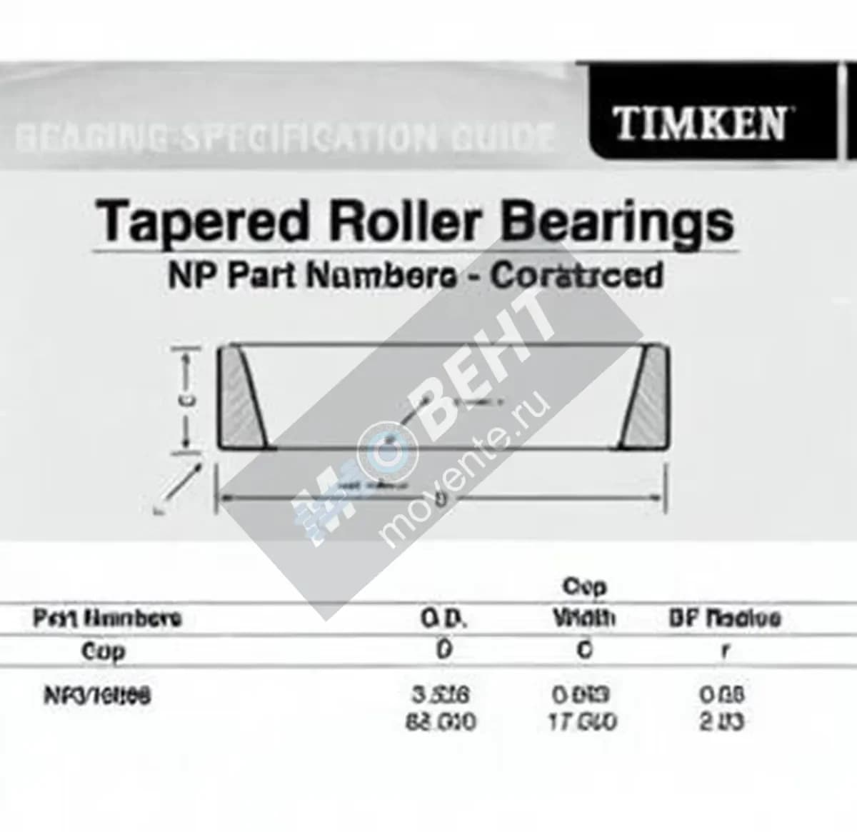 TIMKEN NP316098-TIMKEN - Image 1
