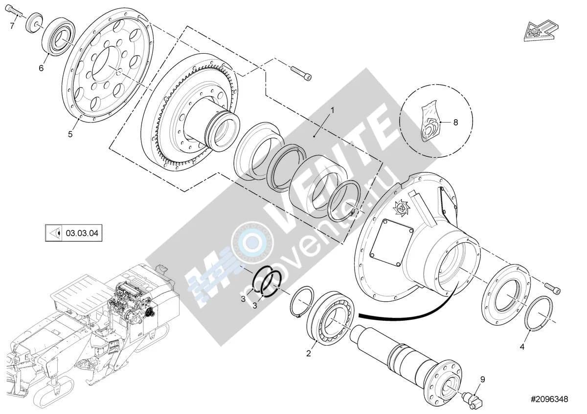 192280 подшипник Wirtgen - Image 1