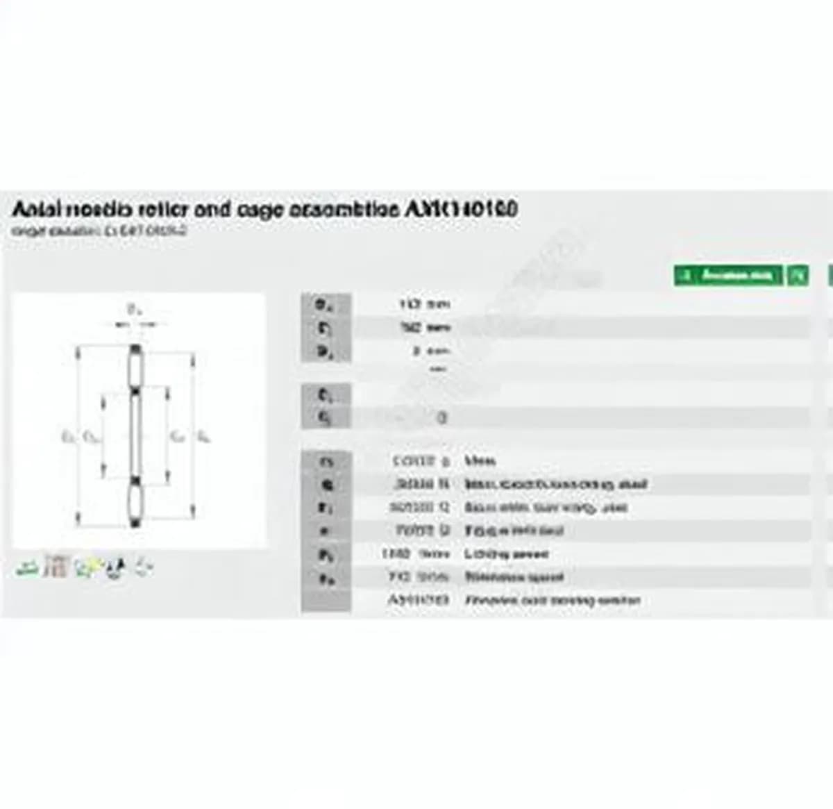 INA AXK140180-INA - Image 1