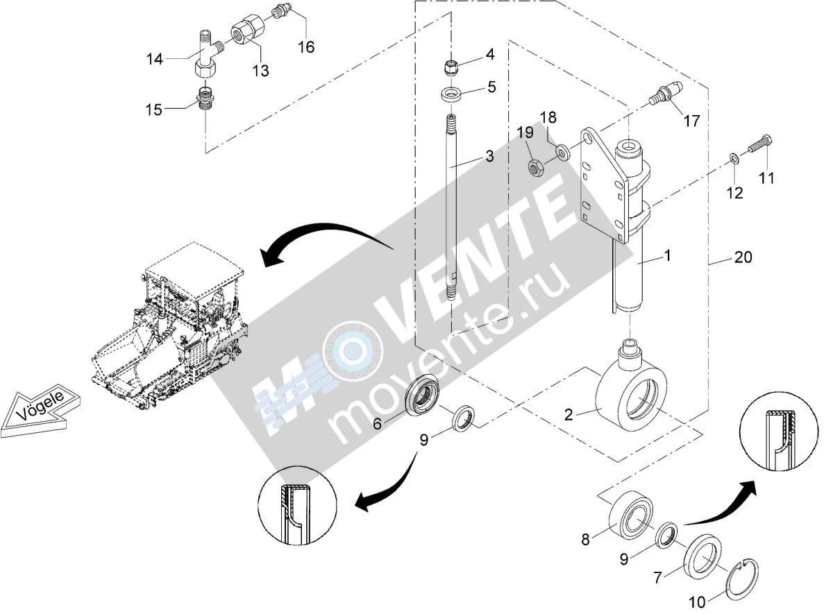 9541130635 подшипник Vögele - Image 1