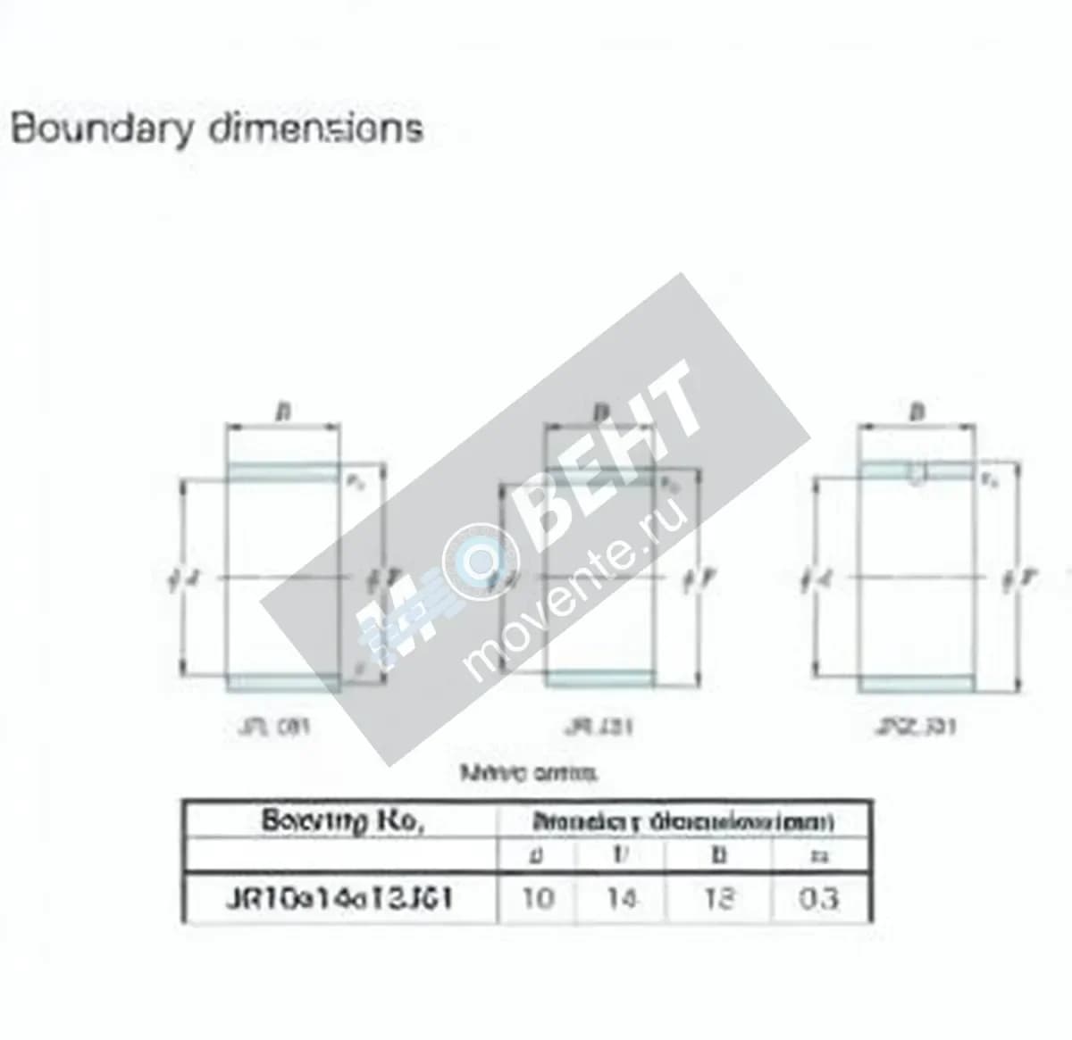 JTEKT JR10X14X12JS1-JTEKT - Image 1