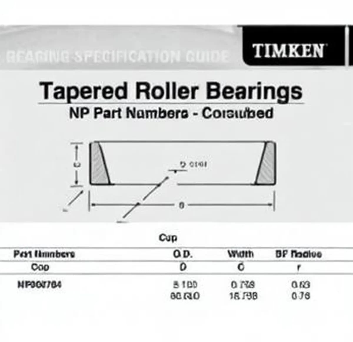 TIMKEN NP905784-TIMKEN - Image 1