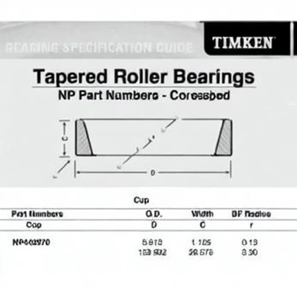 TIMKEN NP442870-TIMKEN - Image 1