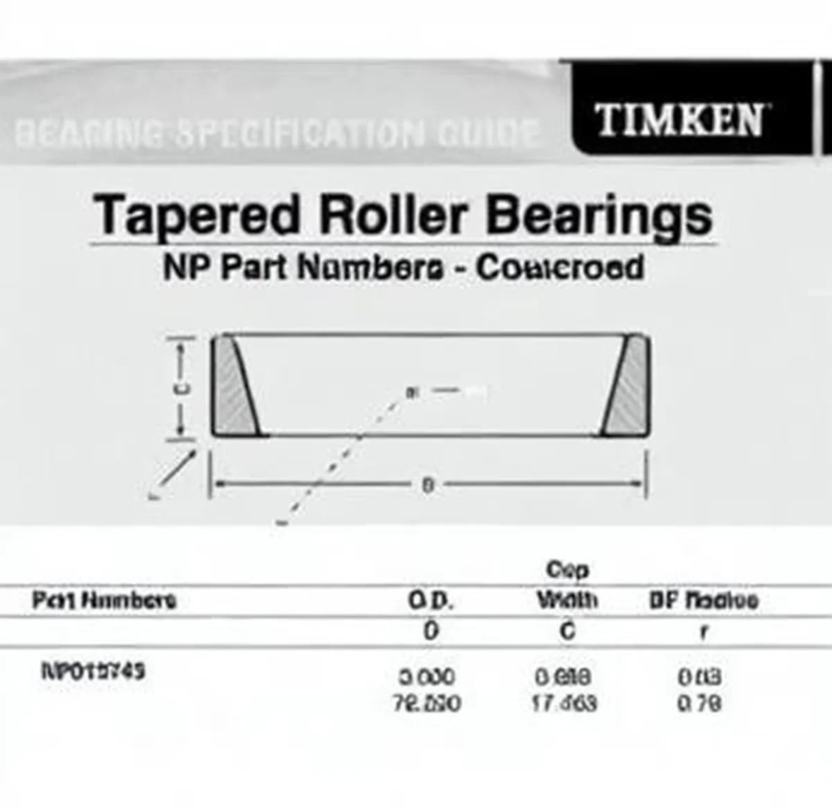 TIMKEN NP013743-TIMKEN - Image 1