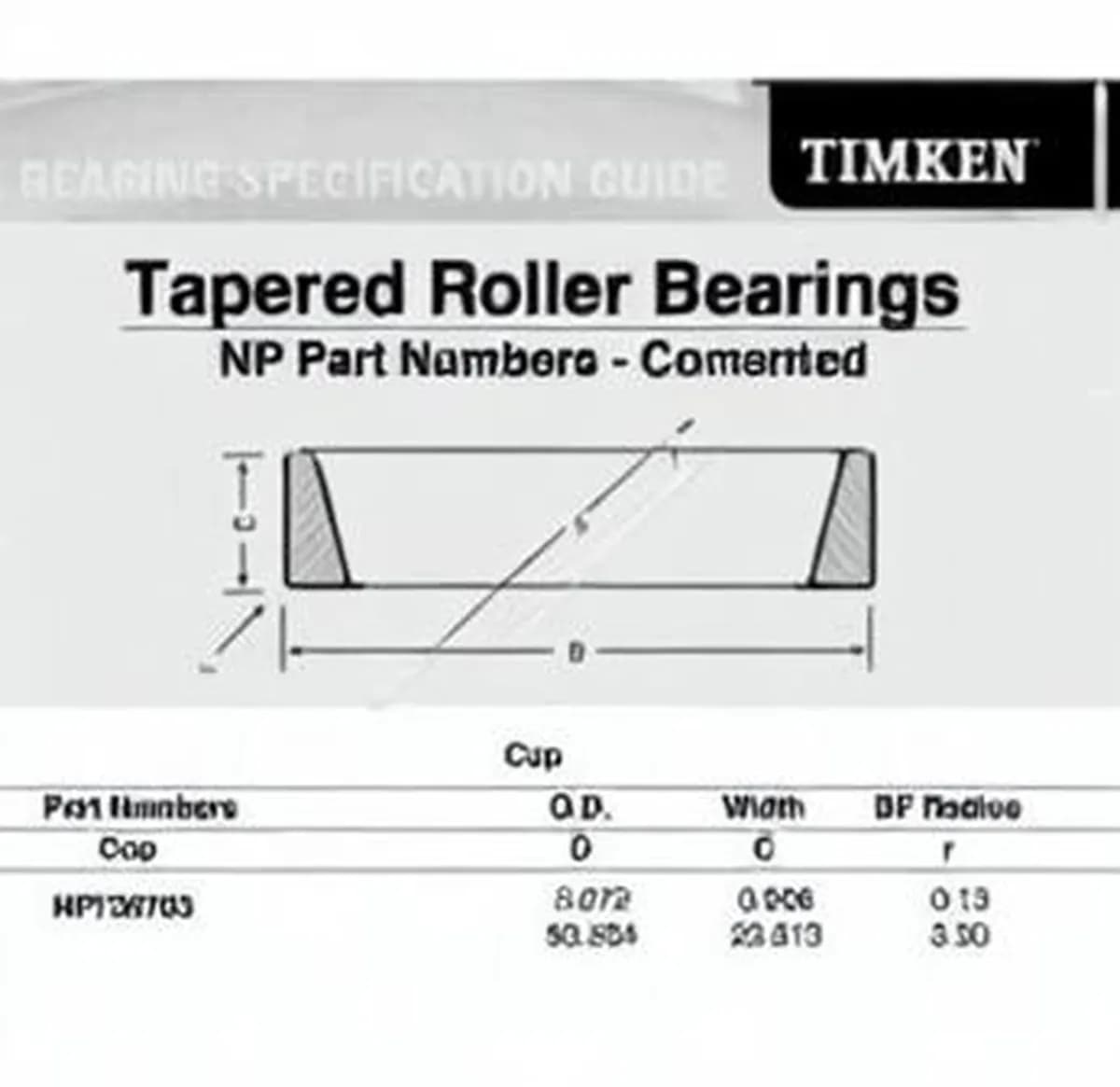 TIMKEN NP720703-TIMKEN - Image 1