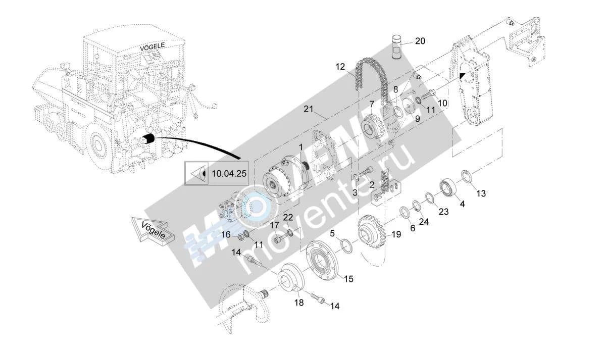 2023895 подшипник Vögele - Image 1