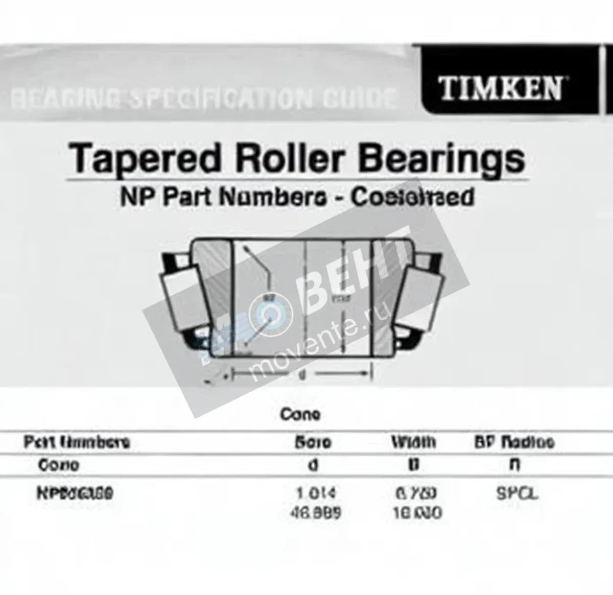 TIMKEN NP956328-TIMKEN - Image 1