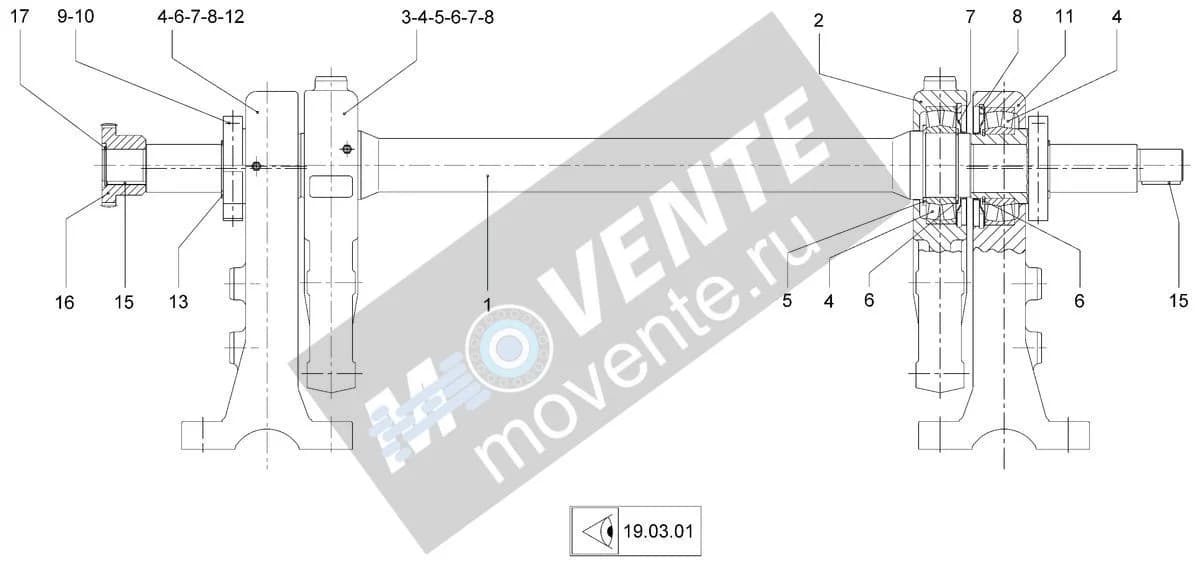 4611052095 подшипник Vögele - Image 1