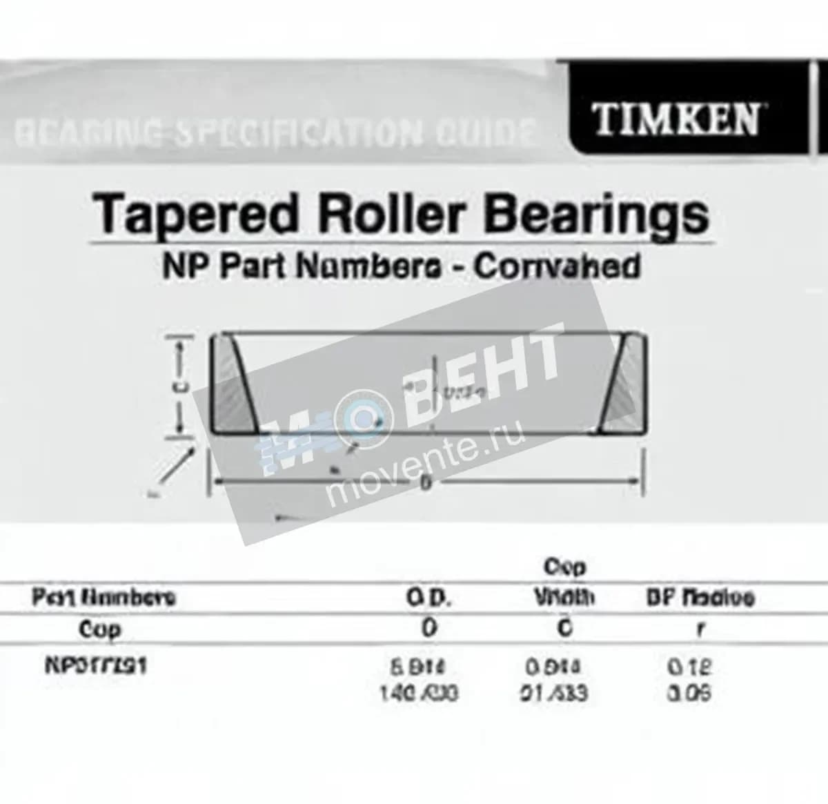 TIMKEN NP317251-TIMKEN - Image 1