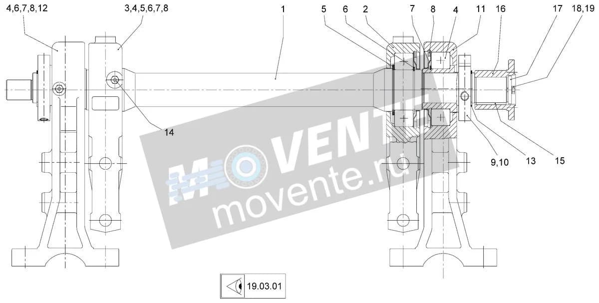 4611052067 подшипник Vögele - Image 1