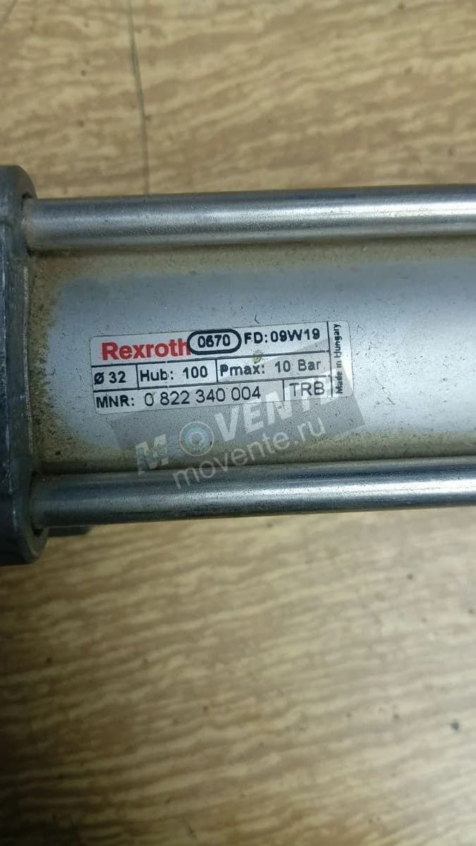 Пневмоцилиндр 0 822 340 004 Bosch Rexroth Оригинал - Image 1