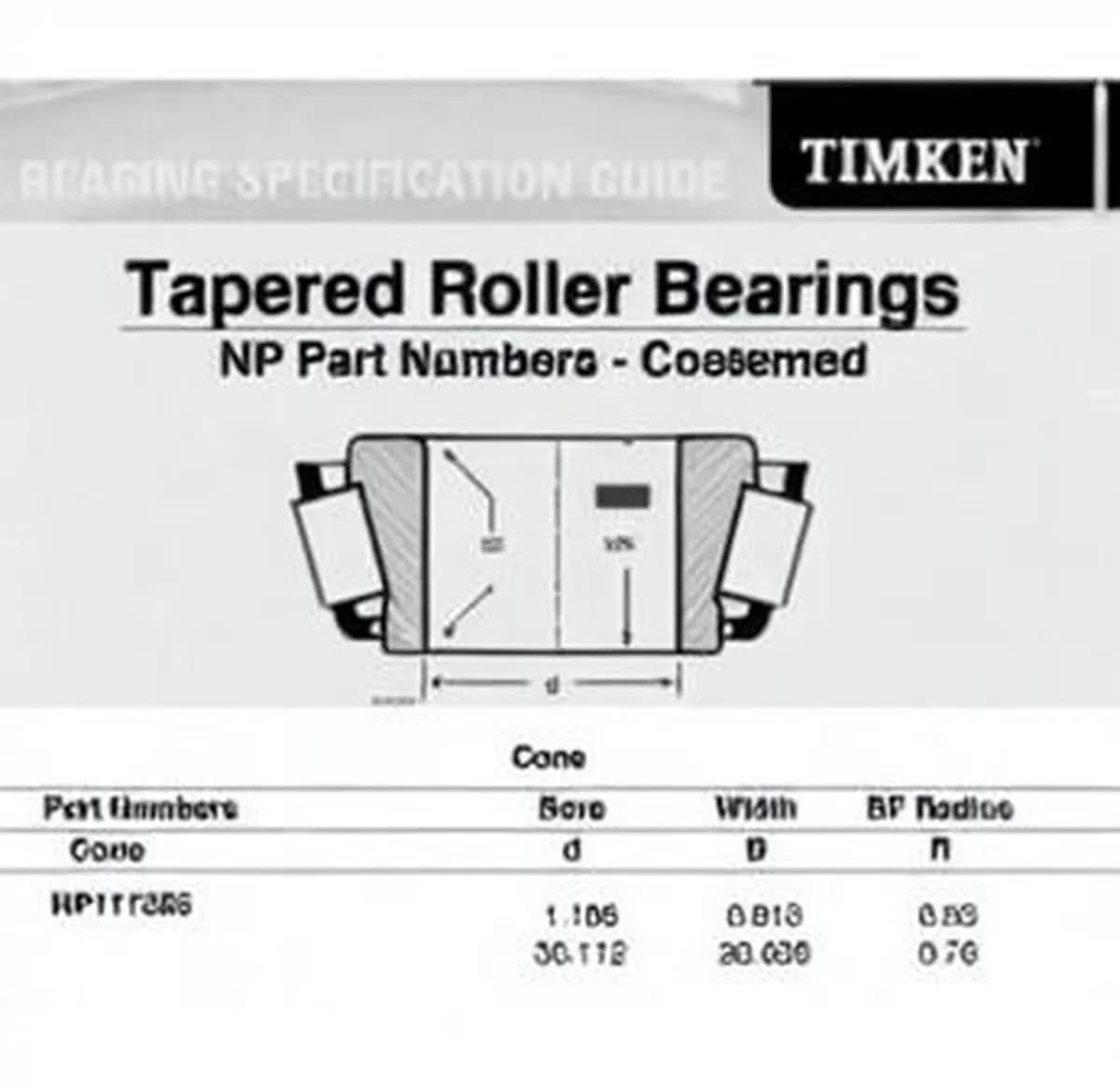 TIMKEN NP111385-TIMKEN - Image 1
