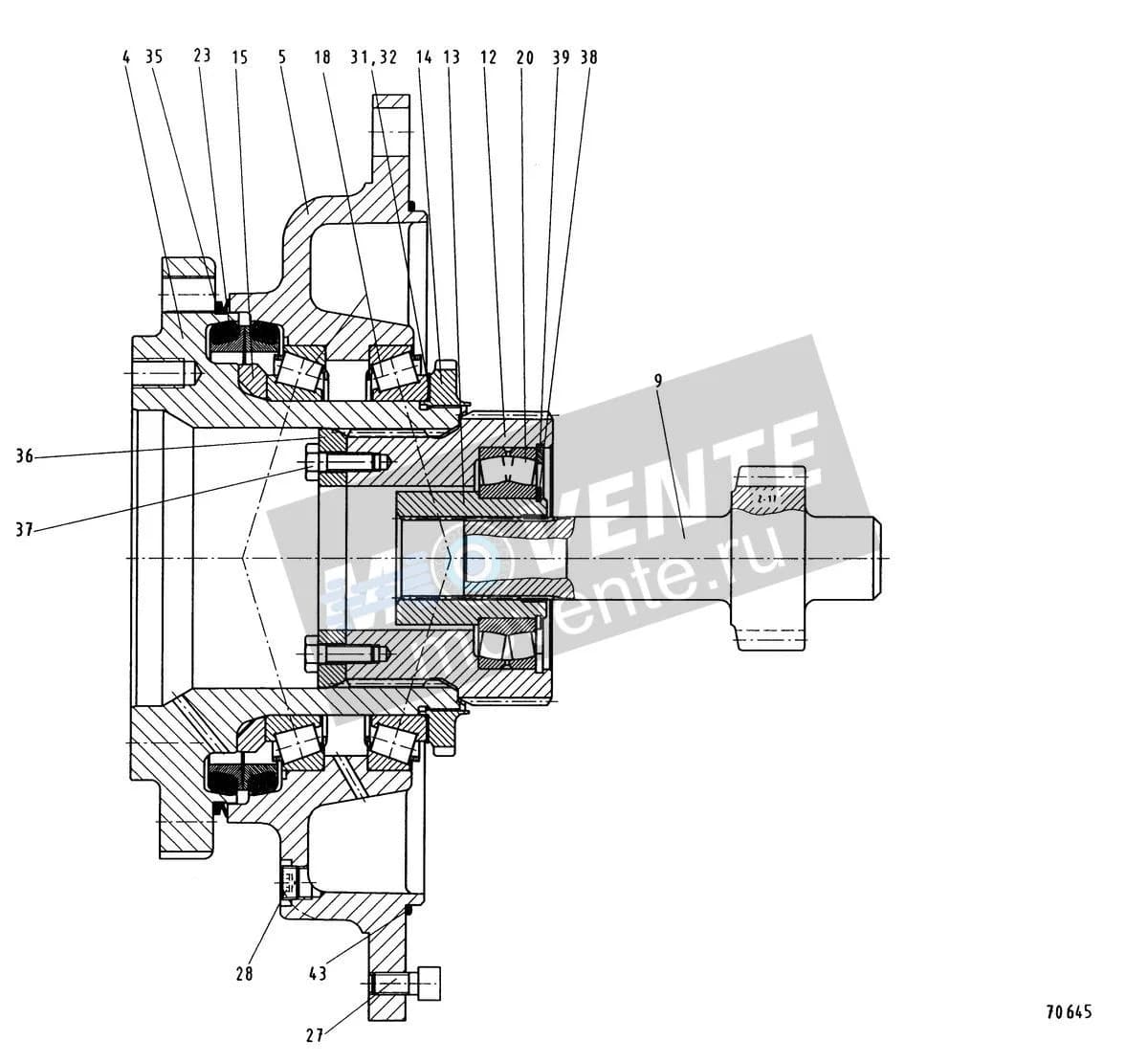 14440 подшипник Wirtgen - Image 1