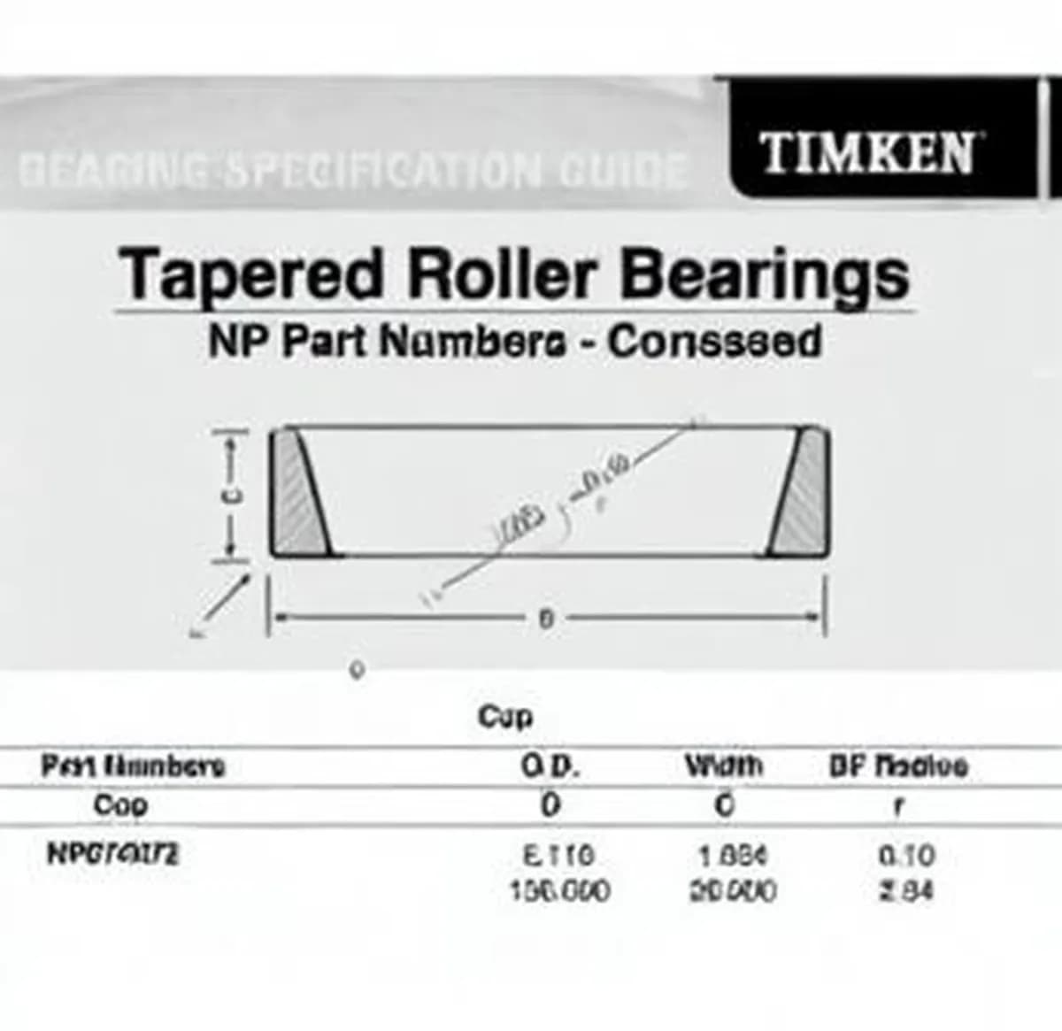 TIMKEN NP674072-TIMKEN - Image 1