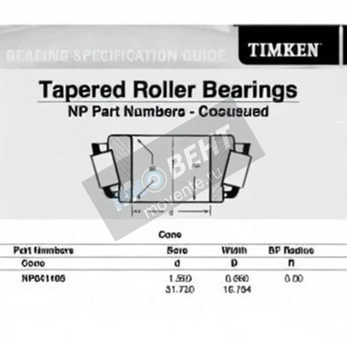 TIMKEN NP641406-TIMKEN - Image 1