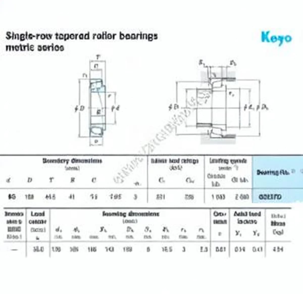JTEKT 30317-D-JTEKT - Image 1
