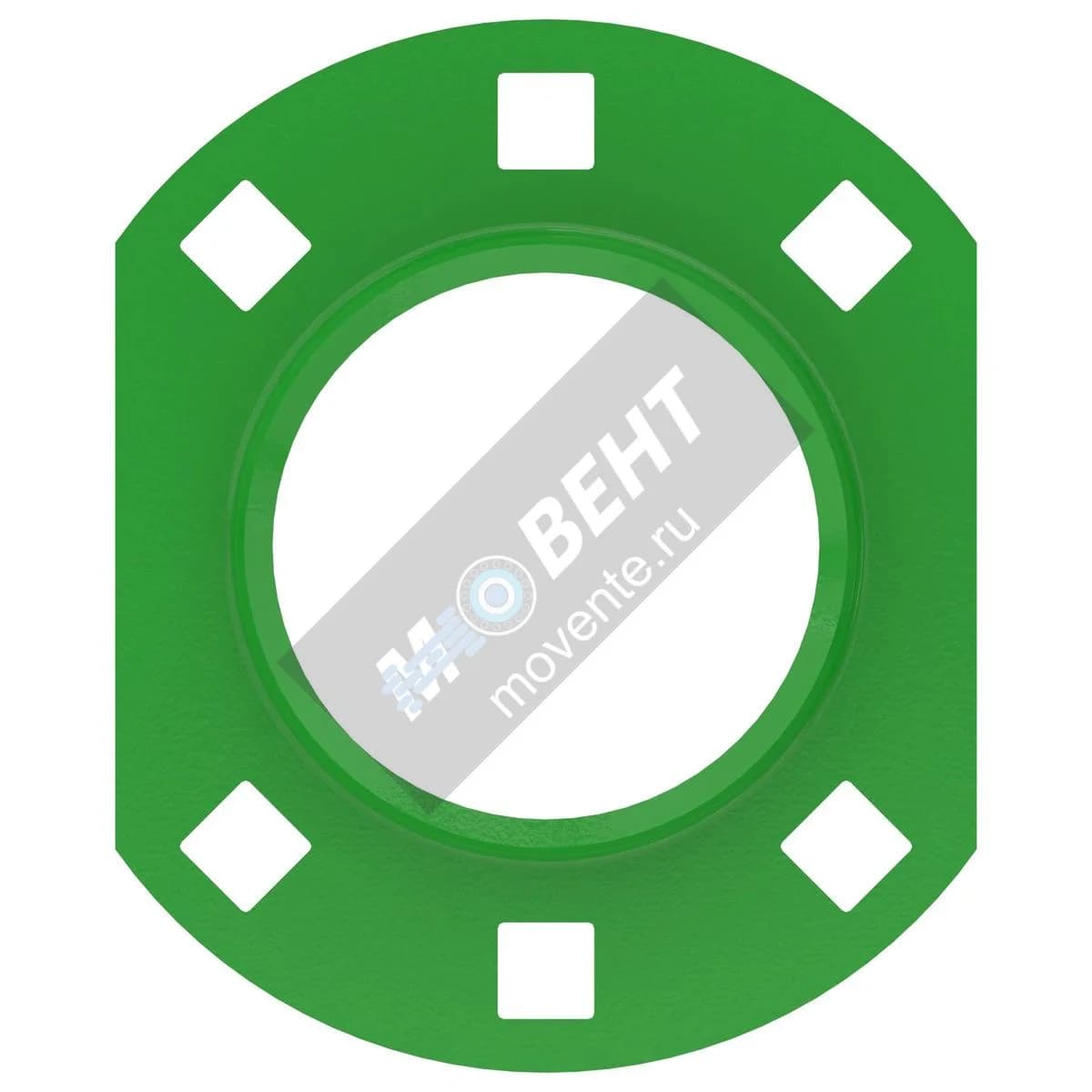 E81542: Фланцевый корпус подшипника с 6 отверстиями