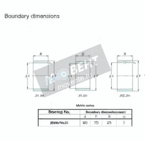 JTEKT JR60X70X25-JTEKT - Image 1