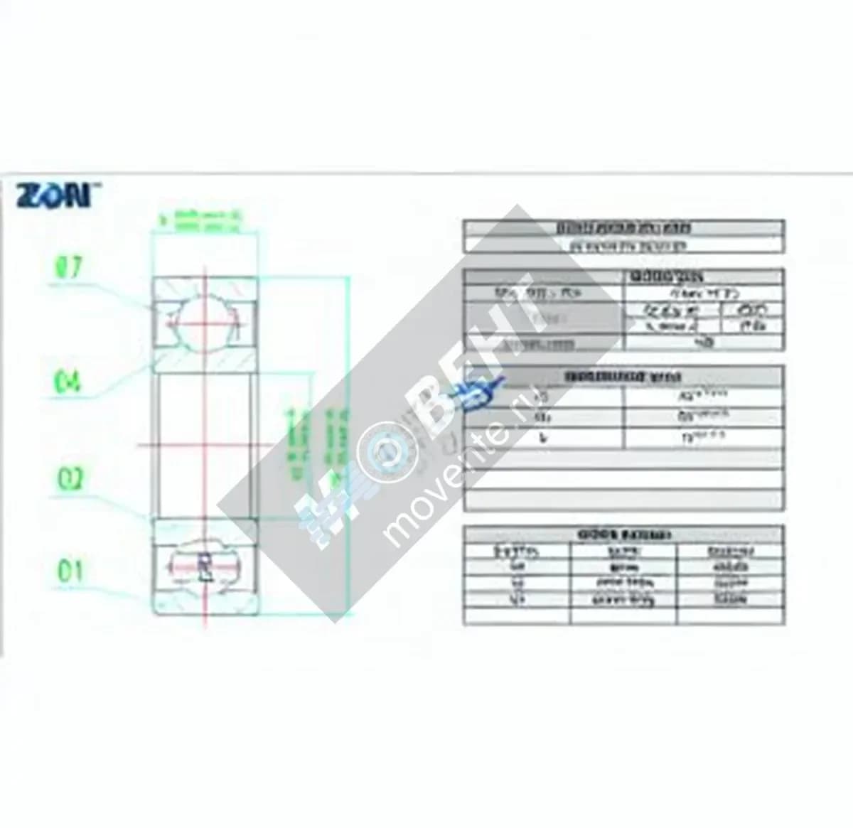 ZEN 6304-CE-SI3N4-PTFE-ZEN - Image 1