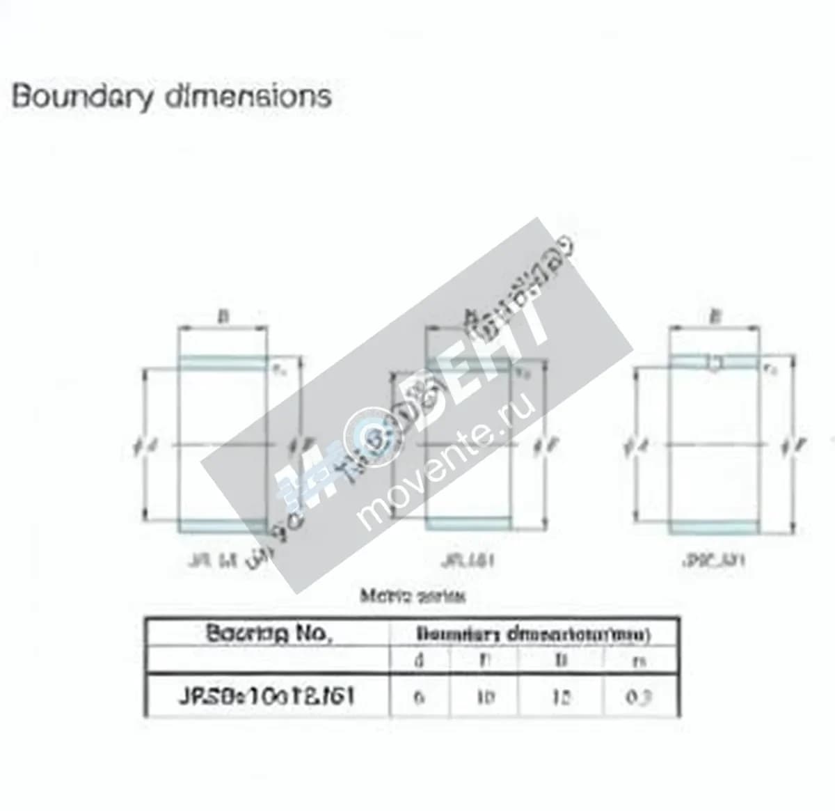 JTEKT JRZ6X10X12JS1-JTEKT - Image 1