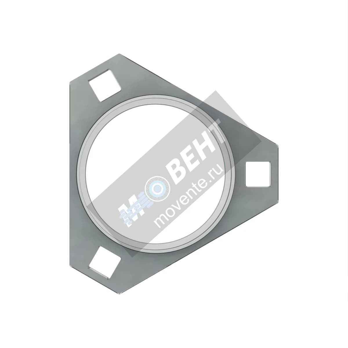 E10018: Трехболтовой фланцевый корпус подшипника