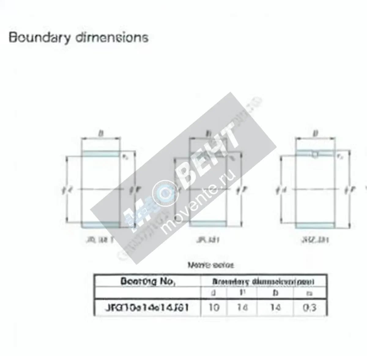 JTEKT JRZ10X14X14JS1-JTEKT - Image 1